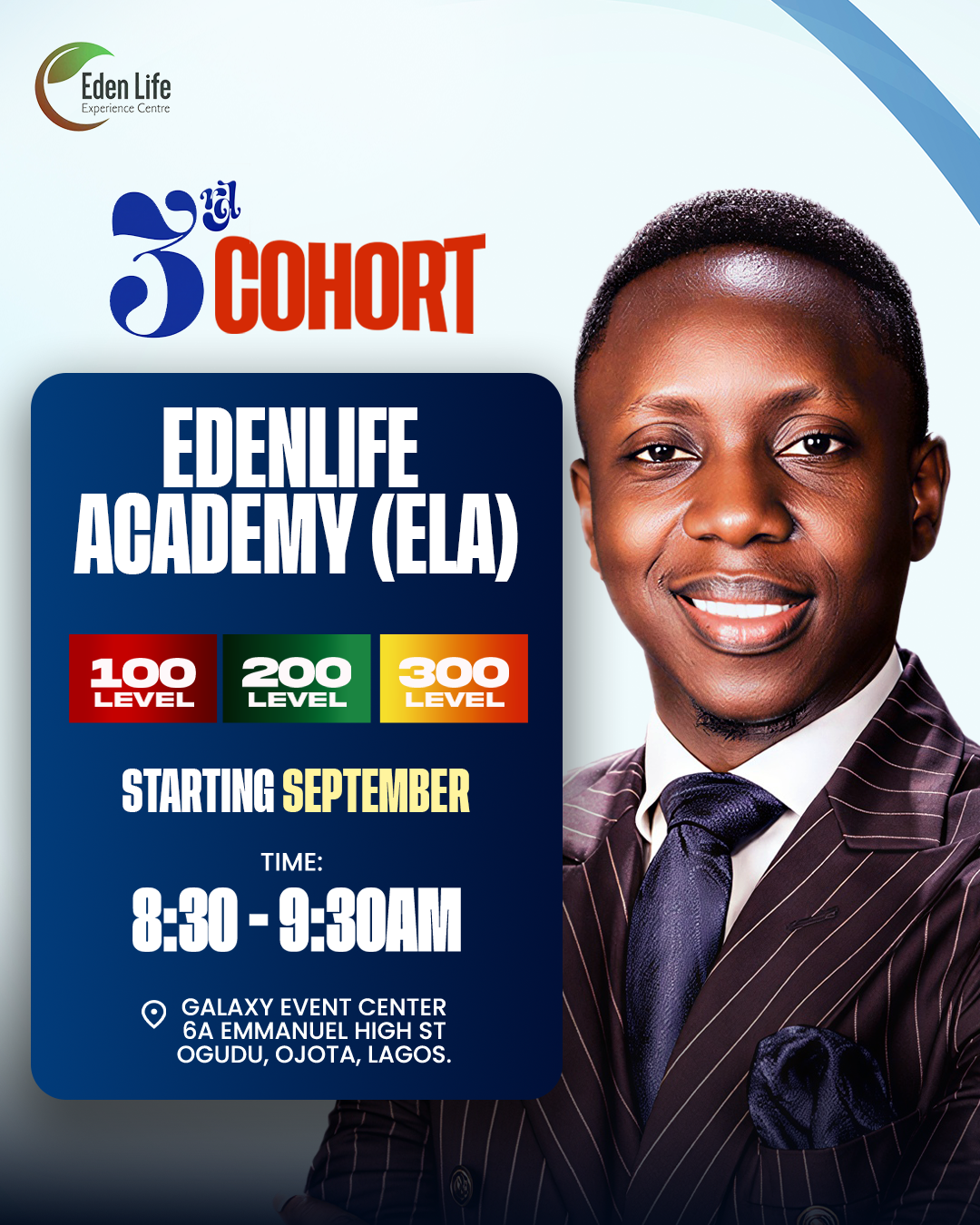 EdenLife Academy 3rd Cohort flyer