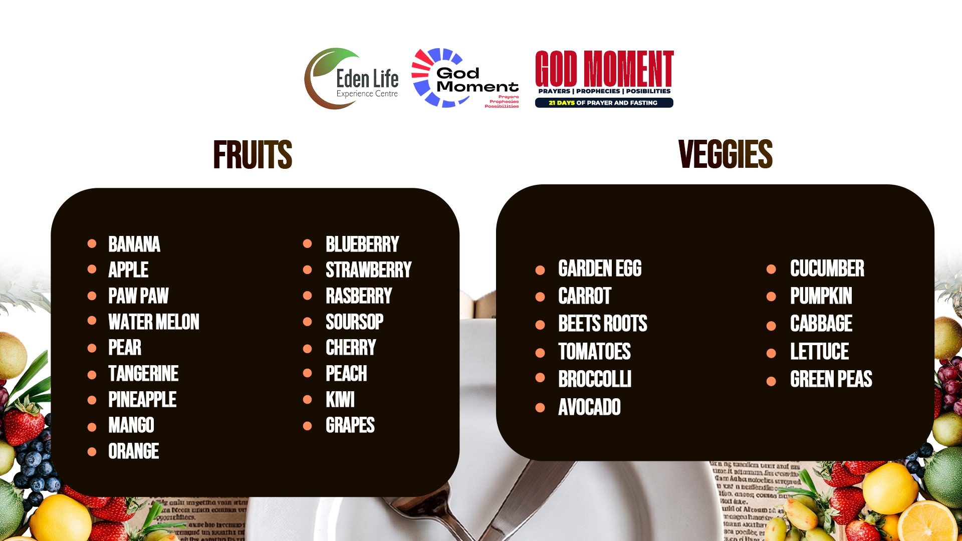 Fruits and Veggies Flyer