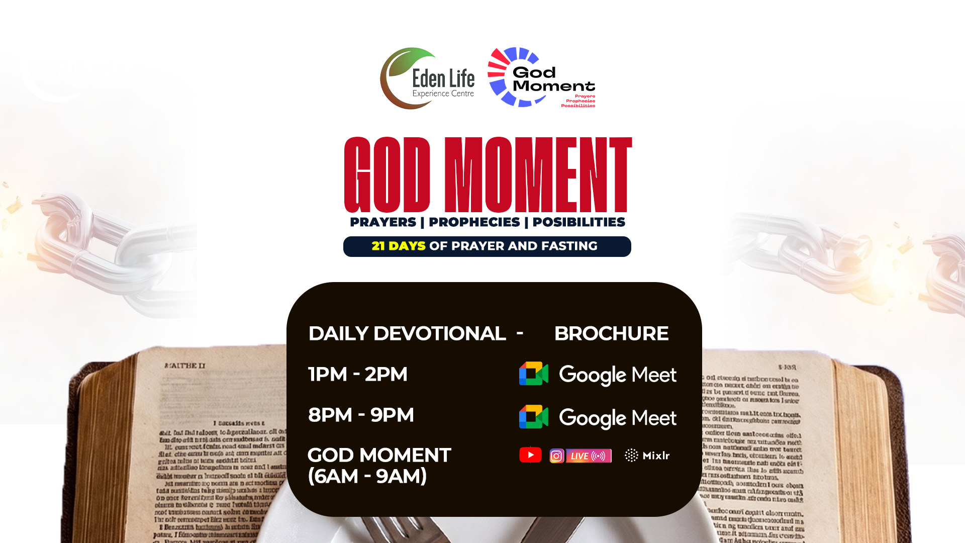 Daily Schedule Flyer