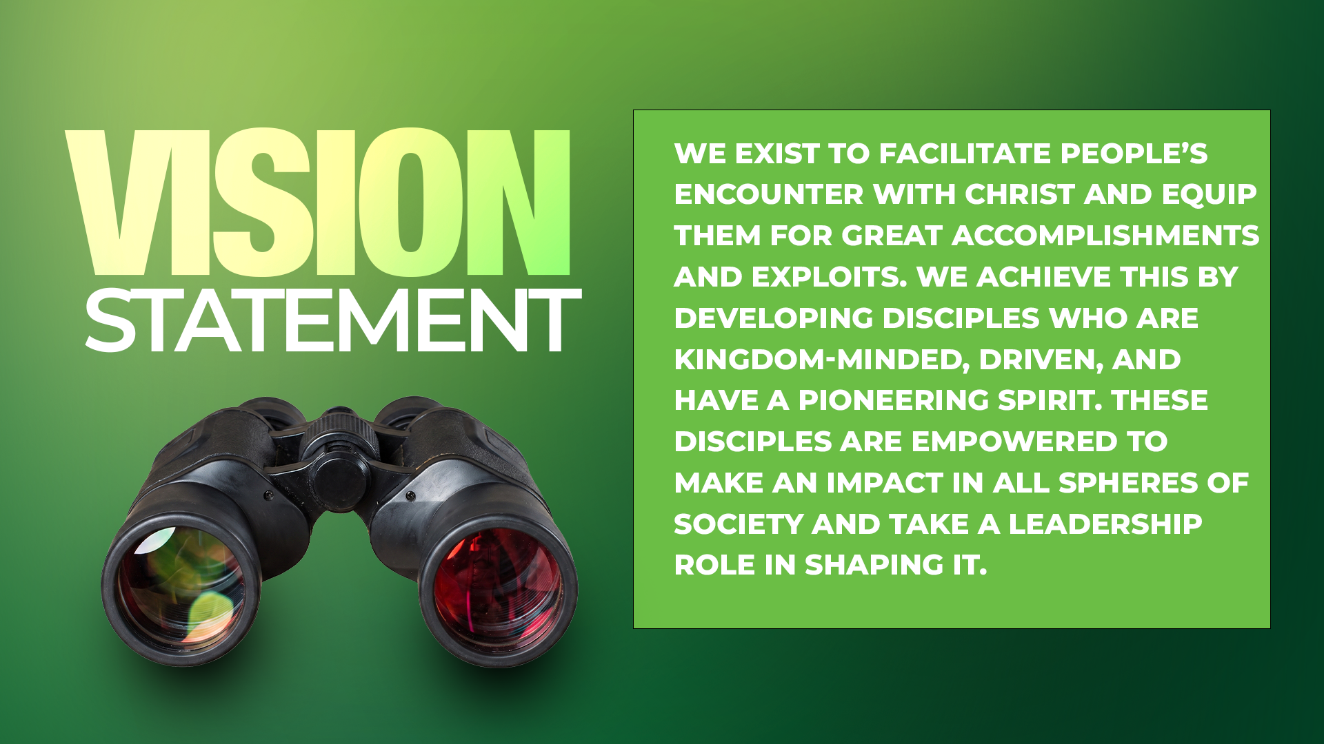 Vision Statement Flyer
